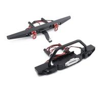 Rc Paraurti Supporto Per Traxxas Per TRX4 Per Axial Per SCX10 1/10 Anteriore Metallo Paraurti Posteriore Set RC Crawler Auto Aggiornamento Parte Accessori Camion Rimorchio