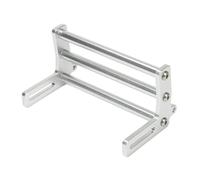 Rc Paraurti Supporto Per Traxxas Per TRX4 Per Axial Per SCX10 II 1/10 In Lega Di Alluminio Paraurti Anteriore Bull Bar RC Auto Aggiornamenti Parti Accessori Componenti(Silver)