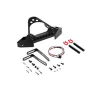 Rc Paraurti Supporto Per TRX-4 Per Axial Per SCX10 II 90046 III AXI03007 1/10 Paraurti Anteriore In Metallo Con Luce RC Crawler Accessori Di Aggiornamento(Black)