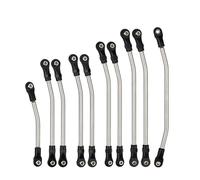 RC Parti Compatibile Con Axial Per SCX10 II 90046 Set Di Collegamenti In Metallo Robusto Collegamento Del Veicolo Barra Dello Sterzo Da 5 Mm Con Estremità In Plastica Auto RC 1/10