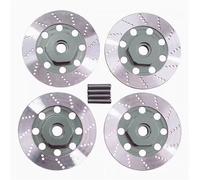 RC Parti Compatibile Con Tamiya TT01 TT02 Per HPI Per HSP Per Sakura D4 1/10 RC Car On-Road Per Racing Disco Freno Cerchione Scatola Adattatore Esagonale 12 Mm