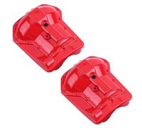 RC Parti Compatibile Con Traxxas Per TRX4 1/10 RC Crawler Car 2 Pezzi Copertura Alloggiamento Anteriore Asse Posteriore In Metallo Con Parti Di Accessori Di Ricambio A Vite