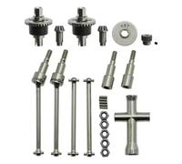 RC Parti Per SCY Per 16101 16102 16103 16201 Pro 1/16 Differenziale In Metallo E Albero Trasmissione Set RC Auto Aggiornamenti Parti Accessori