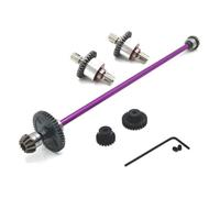 RC Parti Per Wltoys 124016 124017 124019 124007 124008 Per RIaarIo AM-X12 1/12 RC Auto Differenziale In Metallo E Albero Trasmissione Centrale Parti Aggiornamento(Purple)