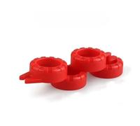 Rc Parti Ricambio 100 Pz RC Drift Auto Giocattolo Accessori Per Mini Pista Per Le Corse Ostacolo Pista Per Strada Barriere Autostrada Splicing Blocco Stradale Strumento Di Scena(Red)