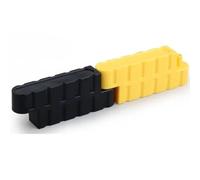 Rc Parti Ricambio Barriere Stradali Auto RC Accessori Per Auto Telecomandati Alla Deriva Barriera Pista Per Corsa Giunzione Del Traffico Scena Traffico Blocco Stradale Stereo(Black Yellow)