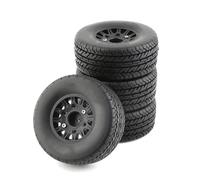 Rc Parti Ricambio Per HSP Per Sonic 94102 GT LC Per Racing PTG-2 Per Tamiya Per TT02 1/8 1/10 4 Pezzi Pneumatici In Gomma Auto RC Ruote Auto Da Per Strada RC(A BLACK)