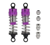 Rc Parti Ricambio Per MJX Per Hyper Go 14210 H14BM 16208 16209 16210 H16BM Ammortizzatore In Metallo 74/80mm A Bagno D'olio Parti Aggiornamento Monster Truck RC(Purple,74MM)