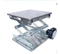 Rc Parti Ricambio Tavolo Elevatore Piastra Laboratorio Jack Forbice Supporto Piattaforma Router Banco Lavoro Tavolo Lavorazione Legno Ascensore Laboratorio Strumenti Carpenteria(Silver-150X150MM)