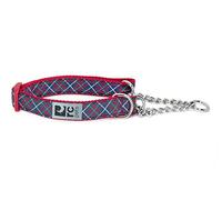 RC Pets Martingale Collare da addestramento per cani, 2,5 cm, taglia M, modello tartan navy