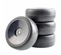 RC Pneumatici Modelli Per HSP Per HPI 1/10 1:10 Pneumatici E Set Di Ruote Per Corsa Slick RC Per Auto Per Turismo(Black)