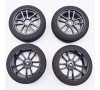 RC Pneumatici Ruote Compatibile Con HSP Per Sakura Per Tamiya 4 Pezzi 66mm Spugna Schiuma Ruota Pneumatico Pneumatico 1/10 RC Per Buggy RC Fuoristrada Auto Per Rally Auto Drift