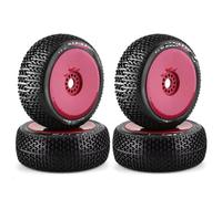 Rc Pneumatici Set Compatibile Con Hpi Per Hsp Bazooka Camper Per Kyosho Per Zd Hongnuo 1/8 Ricambi Per Corsa 4x4 RC 4 Pneumatici Da 116 Mm, Cerchi Con Mozzi Esagonali Da 17 Mm