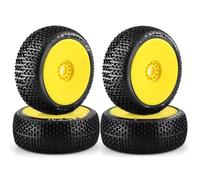 Rc Pneumatici Set Compatibile Con Hpi Per Hsp Bazooka Camper Per Kyosho Per Zd Hongnuo 1/8 Ricambi Per Corsa 4x4 RC 4 Pneumatici Da 116 Mm, Cerchi Con Mozzi Esagonali Da 17 Mm