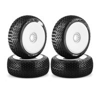 Rc Pneumatici Set Compatibile Con Hpi Per Hsp Bazooka Camper Per Kyosho Per Zd Hongnuo 1/8 Ricambi Per Corsa 4x4 RC 4 Pneumatici Da 116 Mm, Cerchi Con Mozzi Esagonali Da 17 Mm