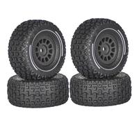 Rc Pneumatici Set Per Arrma Per Mojave Per Grom 4x4 Per Smart 1/14 RC Set Di Ruote Per Desert Truck Fuoristrada Per Buggy Accessori Per Auto Parti Di Ricambio(Black)