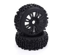 Rc Pneumatici Set per Redcat per Team per Losi VRX per HPI per Veicoli 1/8 RC per Buggy per Scala Set di Ruote E Pneumatici Parti Esagonali da 17 Mm Accessori di Aggiornamento da 120 Mm(2 PCS)