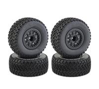 Rc Pneumatici Set Per Traxxas Per Slash Per Arrma Per Senton Per HuanQi 727 Per Vkar 10sc Per Hpi 1/10 4 Pneumatici Per Camion Per Corsa Corta Da 112 Mm Esagonali Da 12 Mm Per Auto RC(A)