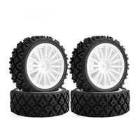 RC Pneumatico Ruota Compatibile Con Tamiya Per TT-01 Per TT-02 TT01E XV01 XV02 1/10 RC Per Parti Di Auto Da Per Rally 4 Pezzi 68 * 28mm Set Di Ruote In Gomma Con Pneumatici