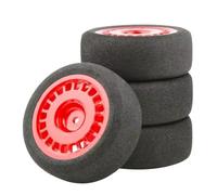 RC Pneumatico Ruota Compatibile Con Wltoys 144001 124016 124017 124018 124019 104001 RC Car Upgrade Parts 4 Pezzi 68 Mm Set Di Cerchi In Spugna E Pneumatici In Schiuma