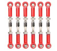 RC Pull Rod, 6 Pezzi Regolabili in Lega di Alluminio, Set di Tiranti per RC Hobby, Modelli di Auto, Droni, Robot, Giochi Elettronici