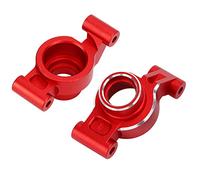 RC Rear Hub Carrier, Aluminum Alloy Rear Knuckle Arm Hub Carrier for 1/10 MAXX 2.0 RC Cars 2pcs Lightweight Durable High Strength (Red)
