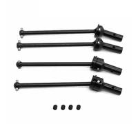 RC Ricambi Accessori Per Arrma 1/8 Per Typhon 6S 1/7 Per Infraction 6S Per Limitless 6S Per BLX 2/4pcs In Metallo Anteriore E Posteriore Albero Trasmissione CVD RC Auto Parti(Black,1 Set (4pcs))