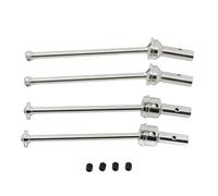 RC Ricambi Accessori Per Arrma 1/8 Per Typhon 6S 1/7 Per Infraction 6S Per Limitless 6S Per BLX 2/4pcs In Metallo Anteriore E Posteriore Albero Trasmissione CVD RC Auto Parti(Silver,1 Set (4pcs))