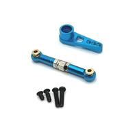 RC Ricambi Accessori Per SCY 1/16 16101 16102 16103 16104 16106 16201 Per JJRC C8805 Q130A Q130B Q141 RC Auto In Metallo 25T Servo Braccio Servo Corno Sterzo Servo Asta Di Collegamento Parti(Blue)