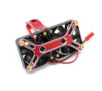 RC Ricambi Accessori Per Traxxas Per X-Maxx 6S 8S Per Arrma Per Kraton Per Outcast 1/5 RC Truck Car 4985 1717 Motore Brushless Dissipatore Calore Doppia Ventola Raffreddamento(Red)