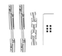 RC Ricambi Accessori Per WPL B16 B36 Per JJRC Q60 Q63 Q64 Per Fayee FY004 Per MN-77 6WD 6X6 3 Pz Metallo Albero Di Trasmissione Albero Di Trasmissione CVD RC Auto Aggiornamenti Parti