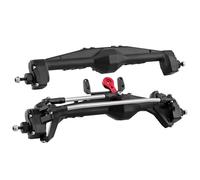 RC Ricambi Compatibile Con Axial Per Capra Per UTB Per Buggy Per Wraith 90018 RR10 1/10 RC Crawler Auto Aggiornamento Parte Tutto Metallo Portale Assale(Black,1set)