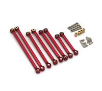 RC Ricambi Compatibile Con FMS Per Fire For Horse Per EAZYRC 1/18 RC Auto Aggiornamento Modifica Accessori Parti Metallo Carrello Set(Red)