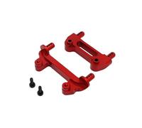 RC Ricambi Compatibile Con MJX 14207 14208 1/14 Telecomando Auto Aggiornamento Accessori Metallo Anteriore E Posteriore Scocca Pilastri(Red)