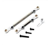 RC Ricambi Compatibile Con MJX H12Y Telecomando Auto Aggiornamento Accessori Asse Anteriore Sterzo Asta Servo Asta Servo Braccio(Silver)
