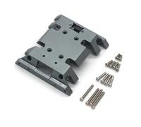 RC Ricambi Compatibile Con MN 128 MN86S Per Mn128 Accessori Per La Modifica Dell'aggiornamento Dell'auto Con Telecomando Parti In Metallo Piastra Di Base Per Scatola D'onda(Gray)