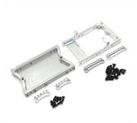 RC Ricambi Compatibile Con MN D90 D91 D96 Per MN98 Per MN99S 1/12 RC Auto Parti Di Aggiornamento Coda In Metallo Trave Servo Vano Staffa Di Sospensione(Silver)