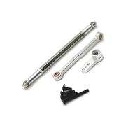 RC Ricambi Compatibile Con MN Per MN168 Per MN82 Per MN78 D90 D91 D96 Per MN99S 1/12 RC Auto Parti Di Aggiornamento Asta Dello Sterzo In Metallo Servo Braccio(Silver)