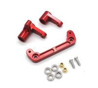 RC Ricambi Compatibile Con MT16 BX12 X12S PT14R MT14R 1/14 Accessori Per Auto Con Telecomando Parti Di Sterzo In Metallo Componenti(Red)