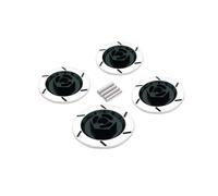 RC Ricambi Compatibile Con Tamiya Per HPI Per HSP 94123 1/10 RC Auto Aggiornamento Parti 4 Pezzi Da 12 Mm Freno Disco Ruota Cerchio Scatola Esagonale Adattatore(Black)