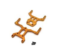 RC Ricambi Compatibile Con WLtoys 144018 1/14 Telecomando Auto Aggiornamento Accessori Metallo Anteriore E Posteriore Scocca Pilastri(Yellow)