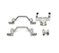 RC Ricambi Compatibile Con WPL C64 1/16 RC Auto Aggiornamento Modifica Accessori Parti Asta Anteriore E Posteriore In Metallo Per Servo Sedile Fisso Per Sedile(Silver)