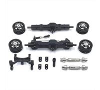RC Ricambi Compatibile Con WPL C74 1/10 Telecomando Accessori Per Auto Aggiornamento Parti Asse In Metallo Servo Per Albero Motore Mozzo Ruota Sedile(Black)
