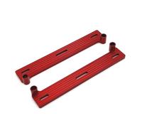 RC Ricambi Compatibile Con WPL D62 C64 1/16 RC Crawler Per Buggy Camion Auto Aggiornamento Accessori Metallo Piastre Laterali Piastre Pedale(Red)