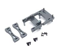 RC Ricambi Compatibile Con WPL Per MN C14 C24 B14 B24 D90 Per MN99S RC Auto Aggiornamenti Accessori Parti In Metallo Servo Staffa Di Montaggio Fascio Traversa(Gray)