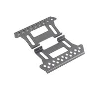 RC Ricambi Componenti Per Axial Per SCX10 I II 90046 90047 Per Wrangler D90 TF2 SC 1/10 2 Pezzi Lega Alluminio Per Rock Slider Pedana Laterale RC Car Crawler Upgrade(Gray)