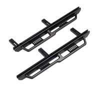 RC Ricambi Componenti Per Axial SCX6 Per JLU Per Wrangler 4WD 1/6 2 Pezzi In Alluminio CNC Per Guide Scorrimento Rocce Pedale Pedana Laterale Parti Aggiornamento Auto Cingolate RC(Black)