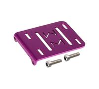 RC Ricambi Componenti Per LCG 1/10 CNC Vassoio Porta Accessori In Alluminio Supporto ESC Elettronico 2 Trasmissione Bassa RC Crawler Comp Builds Aggiornamento Telaio(Purple)