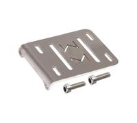 RC Ricambi Componenti Per LCG 1/10 CNC Vassoio Porta Accessori In Alluminio Supporto ESC Elettronico 2 Trasmissione Bassa RC Crawler Comp Builds Aggiornamento Telaio(Silver)