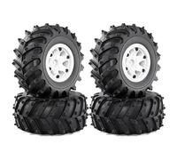 RC Ricambi Componenti Per SCX10 Per Traxxas Per HIMOTO Per HSP Per HPI Per Tamiya Per Kyosho 1/10 4 Pezzi Cerchio Esagonale Da 12 Mm 128 Monster Truck Pneumatici Per Buggy Parti(White)